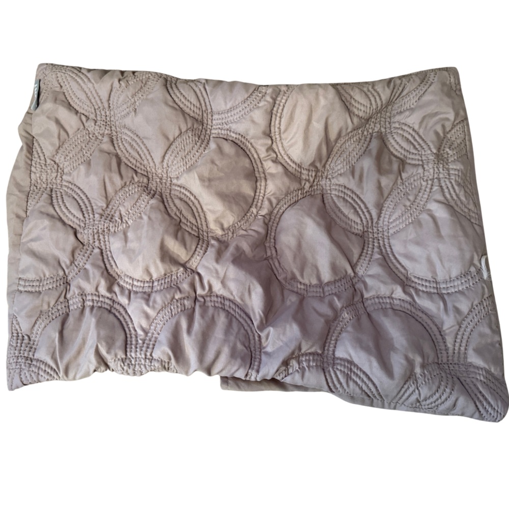 Luxurious Beige Quilted Duvet Cover- Set of 2